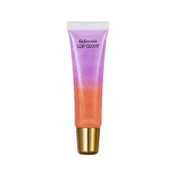 

Fashion Easy To Use Liquid Lipstick 2 In 1 Shimmer Cup Liquid Gloss Matte Non-Stick Lip Lip Waterproof Two-Tone Gloss T8T7