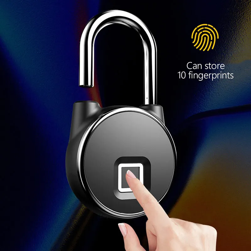 Xiaomi Youpin Bluetooth Смарт-замок отпечатков пальцев водонепроницаемый открытый электронный тренажерный зал для дома и офиса путешествия замок для чемодана с паролем