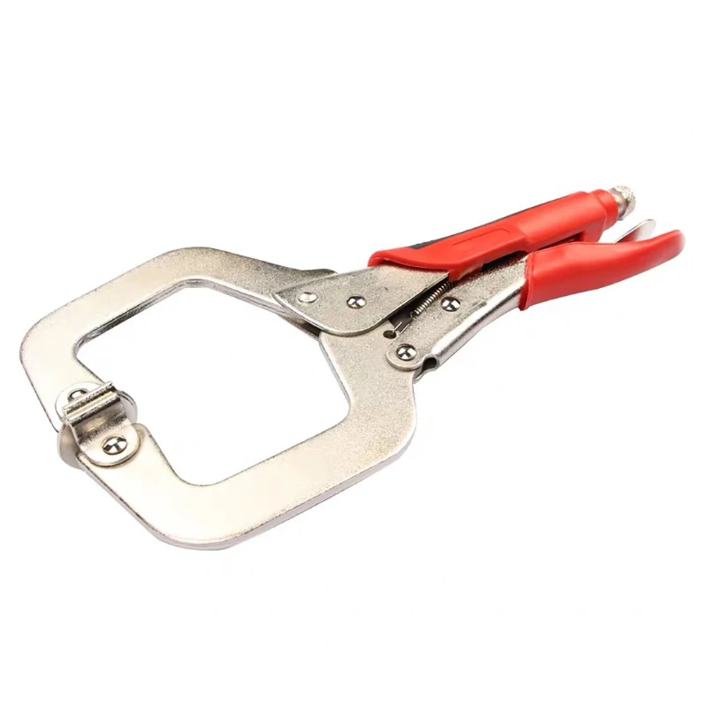 

11 Inch Tool C Type Clip Locator Weld Face Clamp Tenon Woodworking Multi-function Hand Table Locking Plier Steel Vise Grip