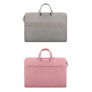 

Laptop Bag Within 15.6in Laptop,Anti-scratch Shock-proof Waterproof PU Leather Handbag PC Tablet Case Cover for HP Dell Xiaomi