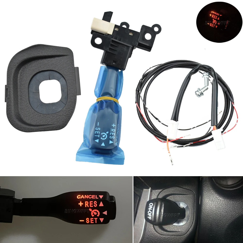 

Красный светодиодный переключатель круиз-контроля 84632-34011, крышка ручки 45186-0k120c0 для Toyota Hilux revo fortuner SR5 M70 M80 2015