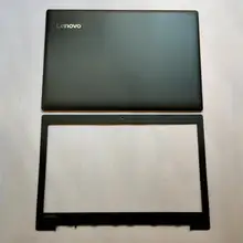 Новинка для lenovo Ideapad 320-15 320-15ISK 320-15IKB lcd задняя крышка AP13R000120+ lcd Передняя AP13R000200 черная