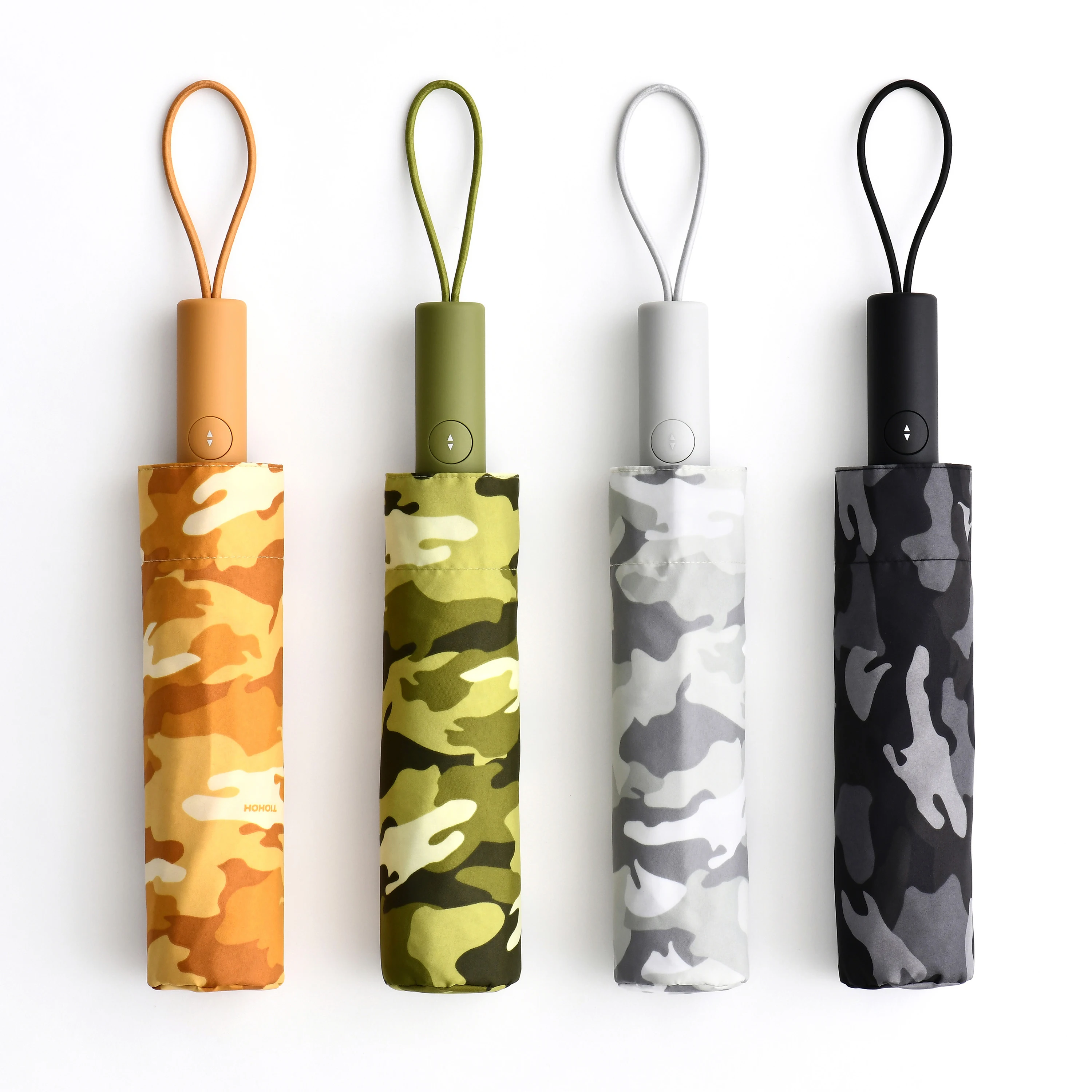 

Tiohoh Military Camo Automatic Umbrella Men Women 190T Teflon Pongee Cloth Outdoor Travel Folding Rain Umbrellas Colors Paraguas