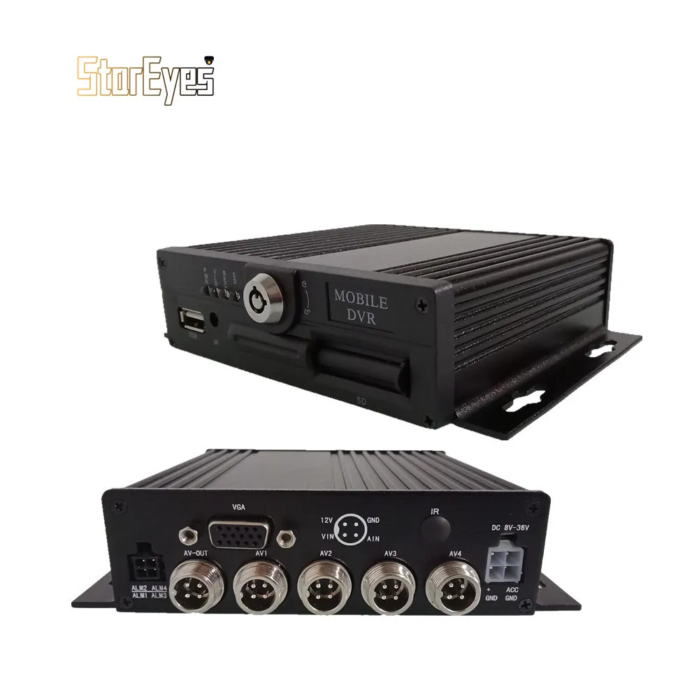 H.264 программное обеспечение 4 канал MDVR автобусный Автомобильный видеорегистратор