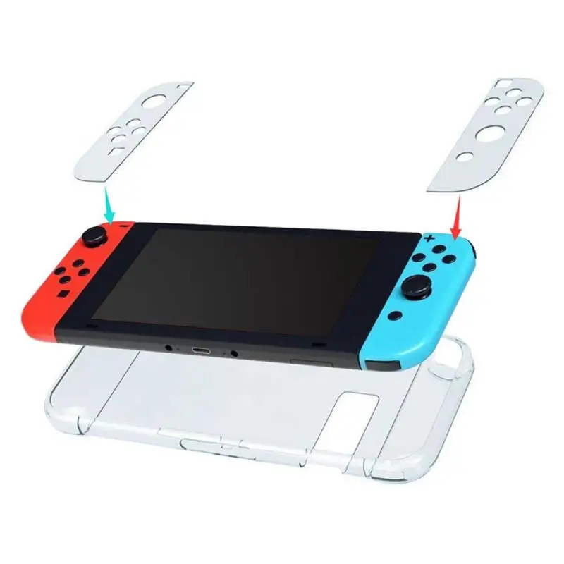 PC защитный разделенный чехол с кристаллами, подходит для Nitend Switch NS