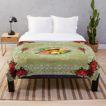 

Collage Vintage Throw Blanket Soft Sherpa Blanket Bed Sheet Single Knee Blanket Office Nap Blanket