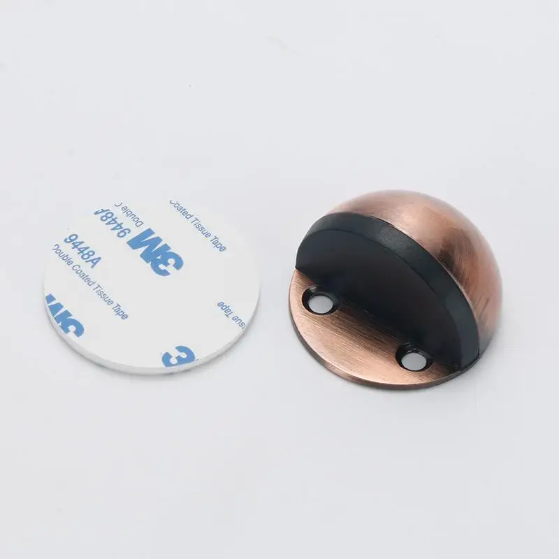 Household Accessories Non Punching Sticker Hidden Stainless Steel Rubber Door Stopper Door Holders Door Stop Drop Shipping - Цвет: 3