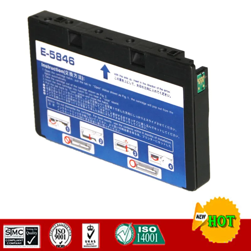 Совместимый чернильный картридж для Epson T5846 подходит PM240 PM280 PM200 PM260 PM290 PM300 PM225 и т. д.