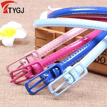 Женский корейский пояс для гольфа женские разноцветные леденцы Декор пояс спортивный из искусственной кожи пояс для брюк D0849