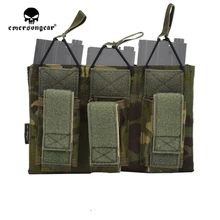 Emersongear Emerson подсумок для журналов 5,56 Тройная открытая верхняя Пистолетная обойма чехол для пейнпола игровой, Военный Тактический Подсумок для журналов