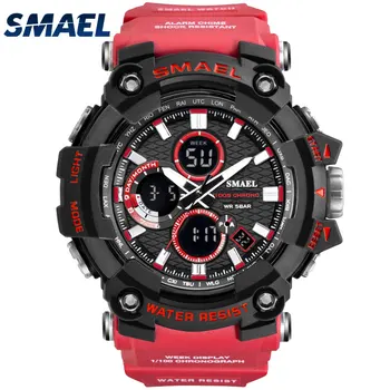 

Causal Military Men Sport Quartz Watch Dual Time Water Resistant Male Clock Digital Watches LED Men's Watch Relogio Masculino