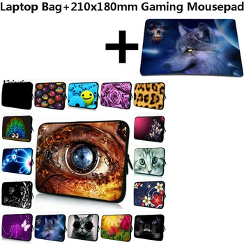 

New Popular Neoprene Tablet 9.7/ 10.1/ 10.2/ 10 Cover For iPad 2 3 4/Samsung Galaxy Tab T550 T530 Sleeve Case+21x18cm Mousepad