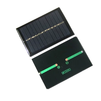 

0.6W 6V 100Ma Solar Cell Polycrystalline Solar Panel Solar Module DIY Solar Charger 90*60*3MM 12pcs/lot Free Shipping