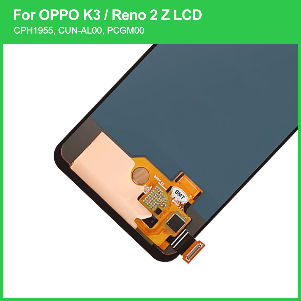 6.53'' AMOLED For OPPO Reno2 Z LCD Display Touch Screen Digitizer Assembly For Oppo K3 LCD Reno 2Z 2F 2 F Display Replacement screen for lcd phones android