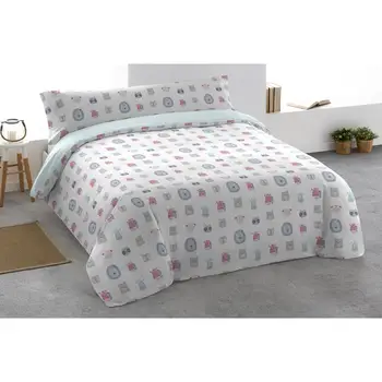 

PimpamTex-polycotton duvet cover and pillow set, original printed duvet cover for single bed 90 and 105