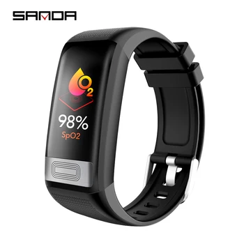 

SANDA New Smart Watch Men Women Smartwatch For Android IOS Electronics Clock Wach Fitness Tracker Bluetooth Smart-watch
