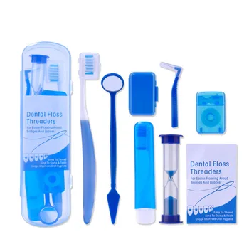 

Orthodontic Supplies Set Orthodontic Toothbrush Dental Floss Dental Floss Orthodontic Wax Sand Timer Kit