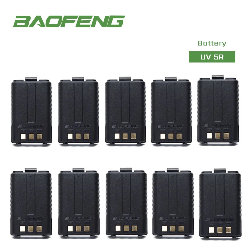 10 шт. Baofeng UV-5R BL-5 7 4 В 1800 мАч литий-ионный аккумулятор для Walkie Talkie серии