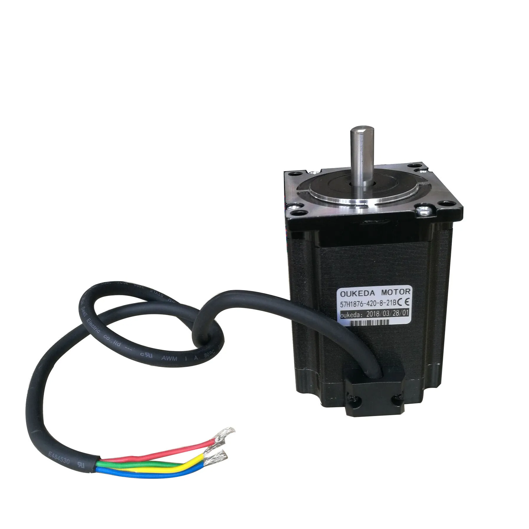 57BYGH76 stepper motor, 1.8 degrees, 4.2A, 1.8Nm, 57 stepper motor, Nema23 stepper motor