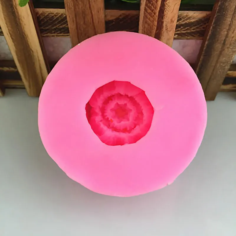 3D Flower Candle Wax Silicone Soap Mold DIY Poppy Gypsum Plaster Mould Clay Decoration Resin Moulds 1PCS