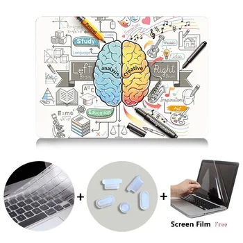 

laptop Hard Shell Case+Keyboard Cover For New Mac Book 11 13 15 16 Pro Touch Bar A2141 A2159 New Air 13 A1932 A2179 laptop case