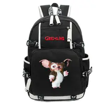 Gremlins Gizmo Холщовый Рюкзак Школьные сумки печать сумка на плечо дорожные сумки ноутбук рюкзак для мальчиков и девочек
