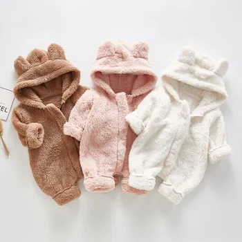 

Baby Girls Boys Jackets 2010 Autumn Winter Bear Ear Zip Thick Warm Snowsuit Hoodie Coat Jumpsuit Baby Winter Clothes