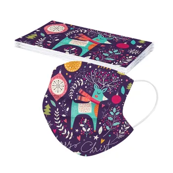 

Adult's Disposable Mask 3 Layers Ply Filter Non-woven Meltblown Mouth Mask Breathable Earloops Elastic Face Mask Mondmasker