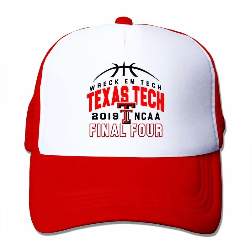 Final four texas tech бейсбольная кепка для мужчин и женщин, Кепка-Дальнобойщик, модная Регулируемая Кепка - Цвет: 4-Red
