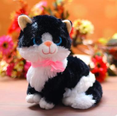 Красный 1 шт., игрушечная плюшевая игрушка для кошки, кукла, мягкая игрушка, котенок, чучело, подушка для кошки, мягкие игрушки, талисман, детские игрушки, peluche - Цвет: Красный
