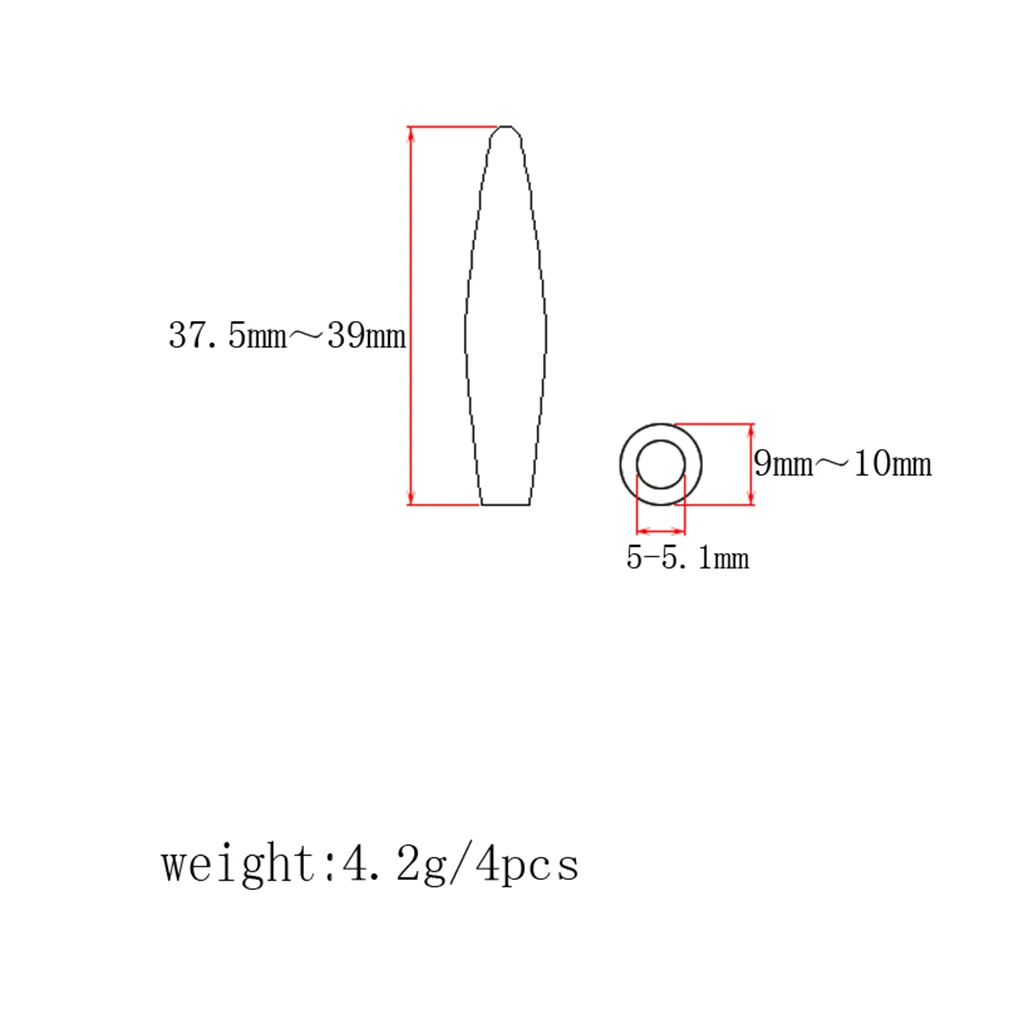 4pcs Plastic Tremolo Arm Tips Caps 39x5mm For Electric Guitar Parts DIY 4pcs Plastic Tremolo Arm Tips Caps 39x5mm For Electric Guitar Parts DIY