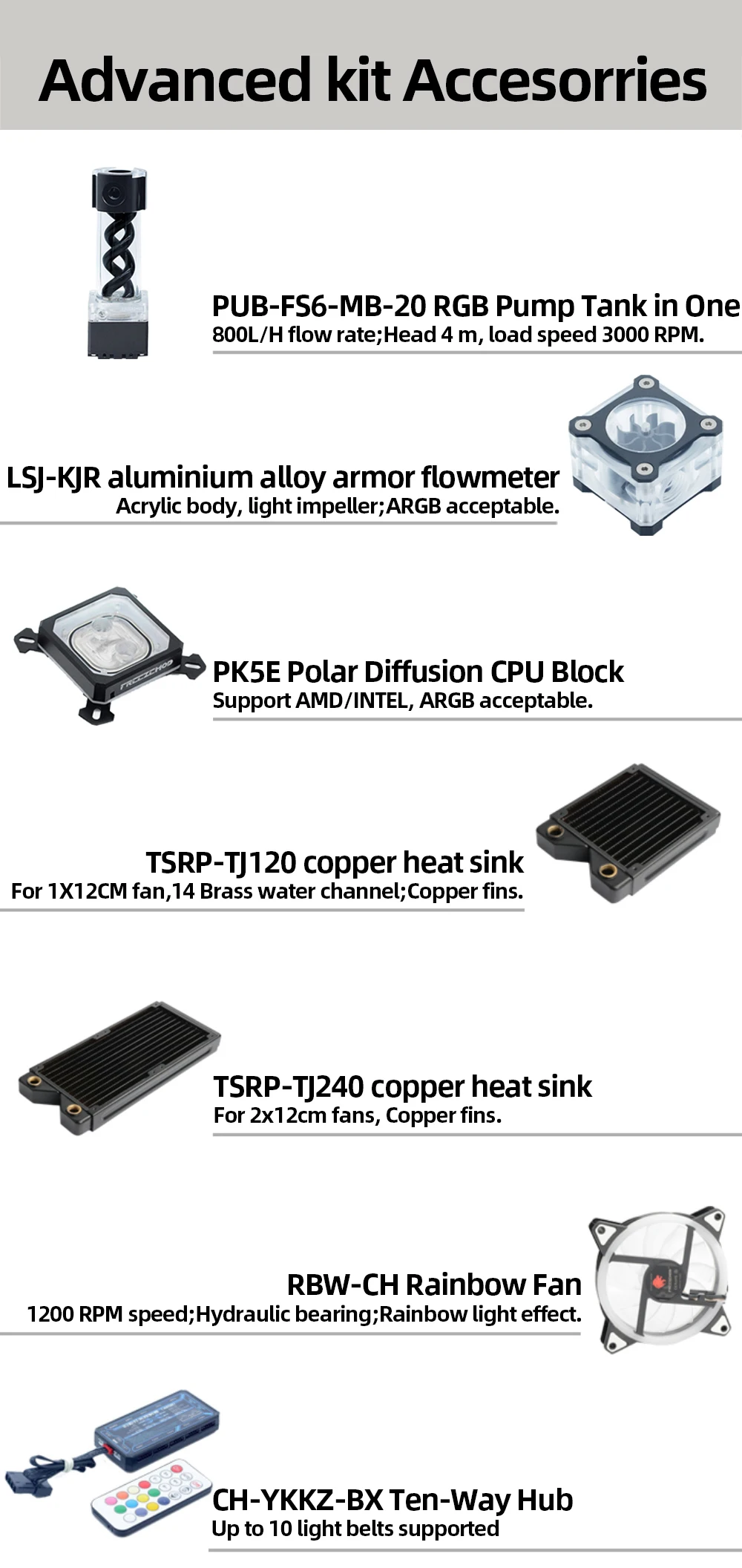 Комплект водяного охлаждения Freezemod PC | AliExpress