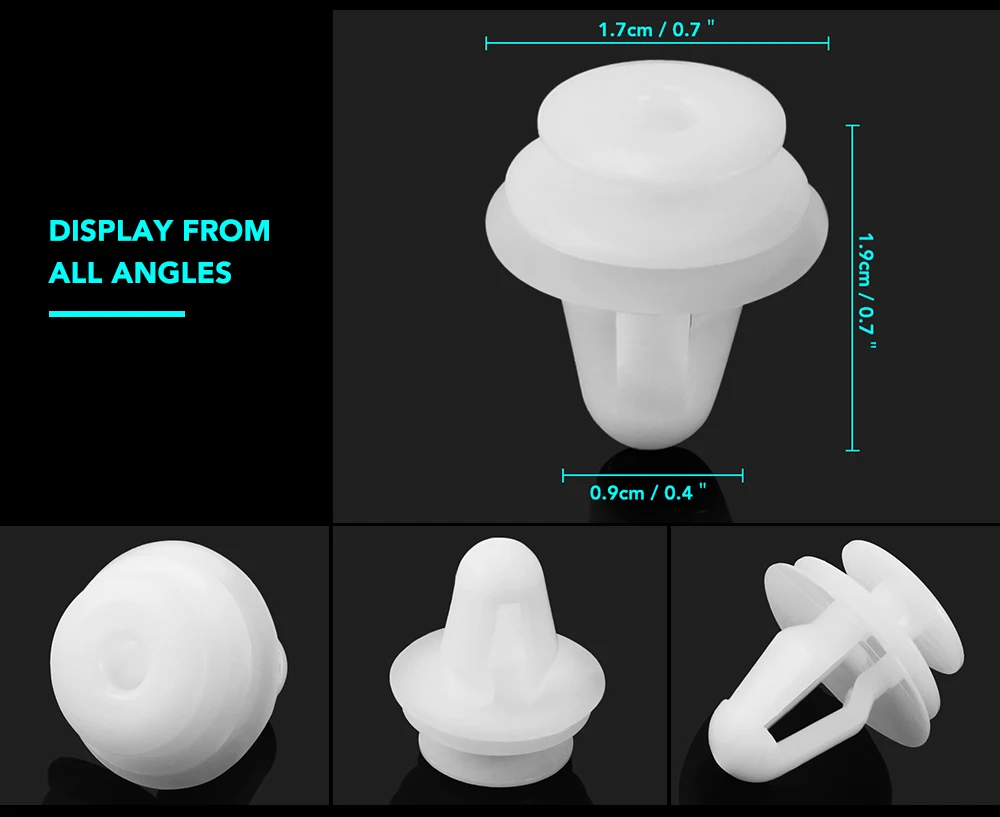 Clips De Fixation Automatiques 100X, Clip Fixe En Plastique Pour Voiture, Pour Citroën C3 C4 C5 Picasso Xsara Berlingo Saxo C4L DS3 Xantia DS4 C8 C-elysee