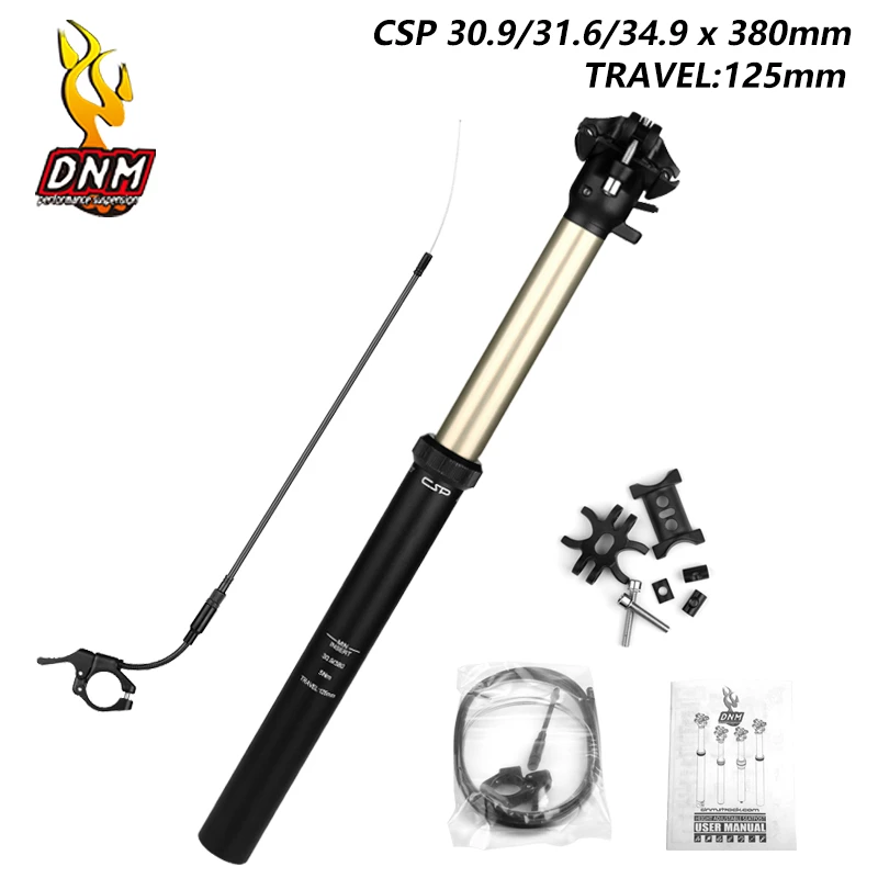 Dnm Remote Mountain Downhill Bike Dropper Seat Post 30.9mm 31.6mm