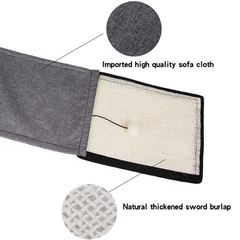 

Scratching Mat for Cat Furniture Scratch Guards Couch Protectors Washable Sisal Fiber Sofa Shield AC889