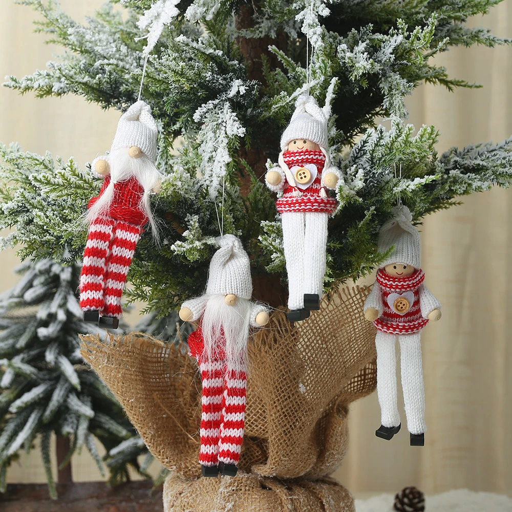 2шт новый год 2020 эльф украшения дома аксессуары рождественские подарки на