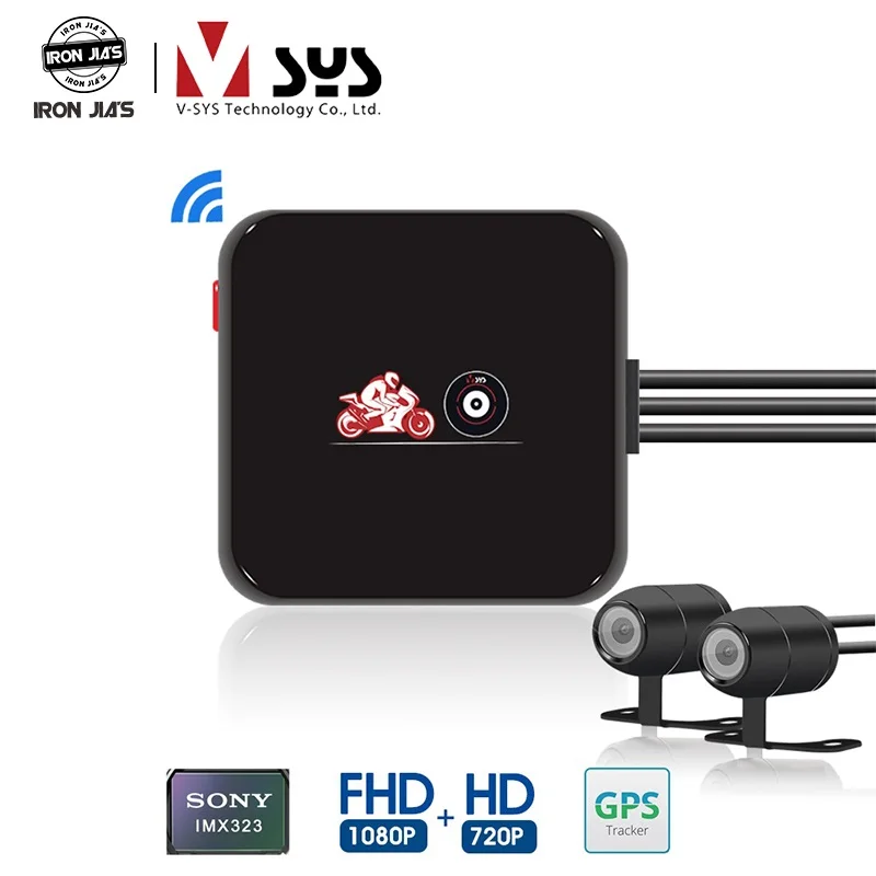 Моторегистратор VSYS M6L P6L с WiFi видеорегистратор для мотоцикла камера на шлем