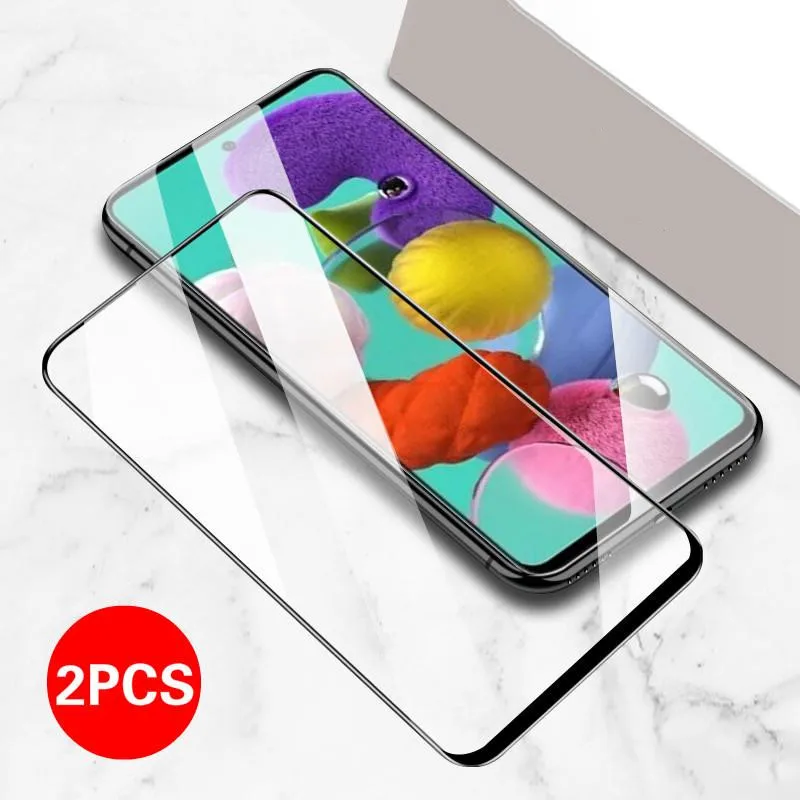Защита экрана для Samsung Galaxy A51 A71 закаленное стекло с защитой от царапин 2.5D Защитная