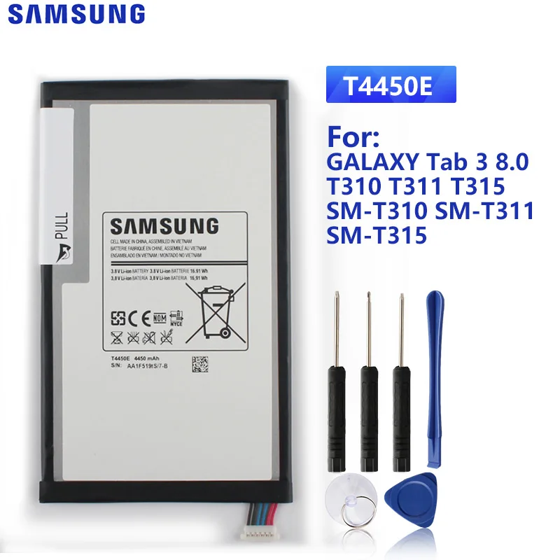SAMSUNG оригинальный запасной аккумулятор T4450E T4450C для Samsung GALAXY Tab 3 8 0 T310 T311 T315 Tablet