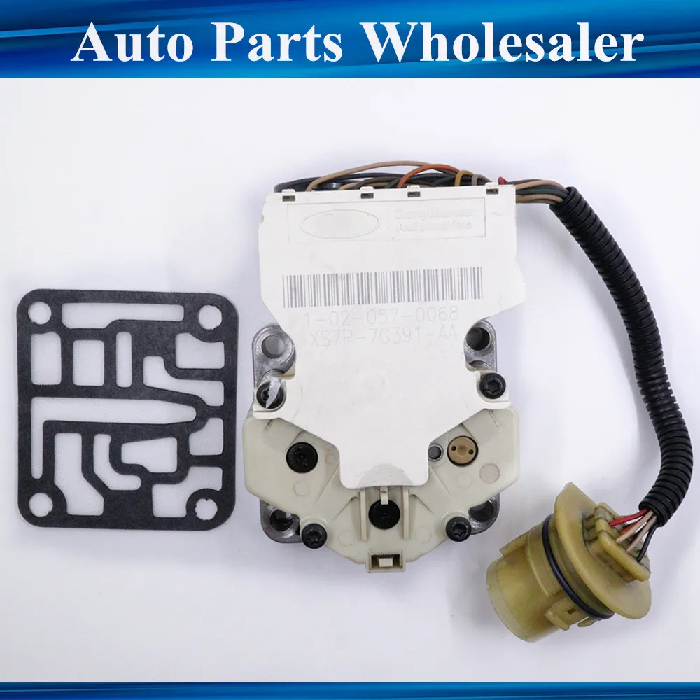 

Original XS7P-7G391-AA F6RZ-7G391-A F6RZ7G391A Transmission Solenoid Pack W/Gasket for Ford CD4E 1994UP 4-Speed Contour Mystique