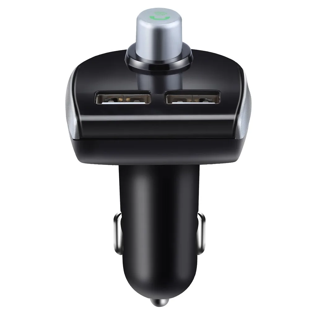 Ouhaobin Bluetooth Автомобильный fm-передатчик беспроводной радио адаптер USB зарядное устройство Mp3 плеер для U диск для мобильного телефона