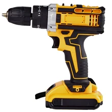 Furadeira elétrica 21V Cordless furadeira elétrica Mudo e redução de ruído fuselagem Echave de fenda elétrica ferramentas elétricas de velocidade infinitamente variável