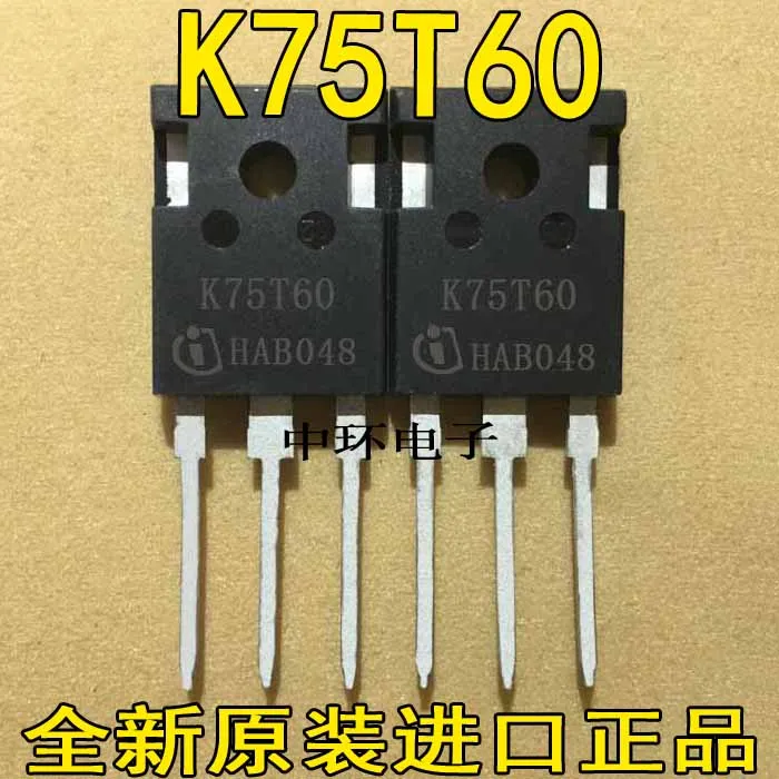 

10pcs/lot K75T60 K75T60A IKW75T60T 75A/600V