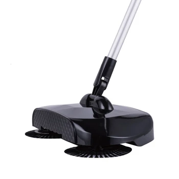 

Stainless Steel Hand Push Sweepers Push Type Magic Broom Dustpan Handle Household Cleaning Package Hand Push Sweeper Mop Machine
