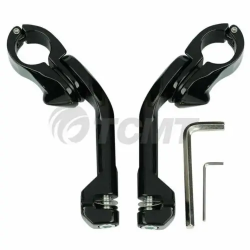 Мотоцикл 1,2" защита двигателя кронштейн подножки для Harley Touring Road King Road Glide - Цвет: Mounting Clamp