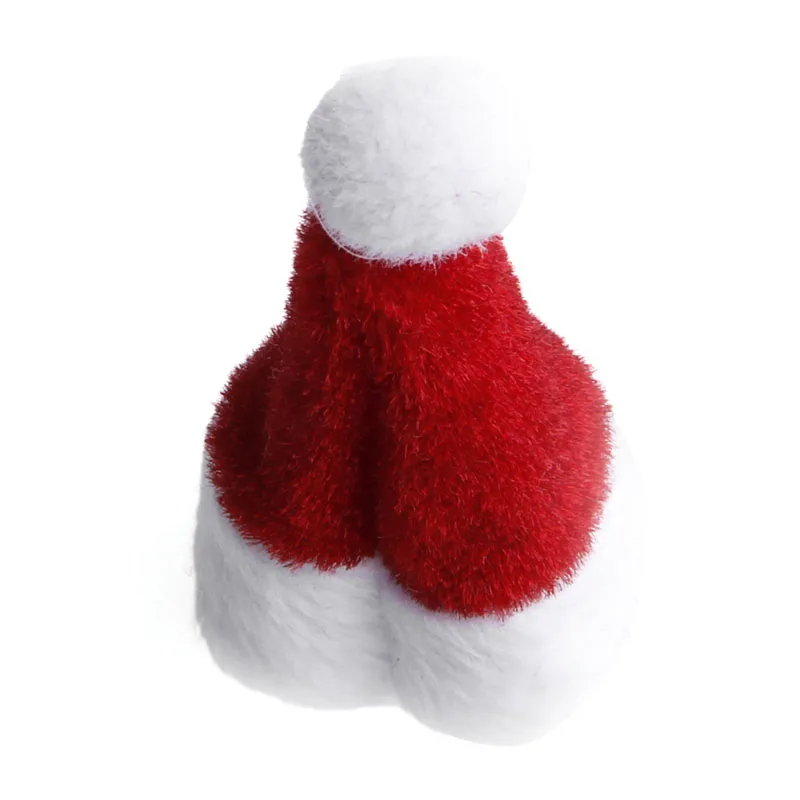 10pcs Mini Santa Claus Hat Christmas Xmas Holiday Party Bottle Decor DXAF
