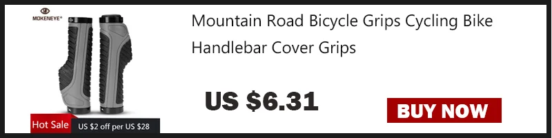 1 Pair Bicycle Grip Handlebar End Cap Aluminium Alloy Lock MTB Mountain Handle Bar Grips End Plugs for Bike Handlebar Accessory