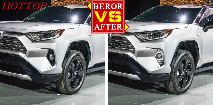 

2PCS/SET Chrome Car Back Rear/Front Fog Light Lamp Cover Trim For Toyota RAV4 2019 2020