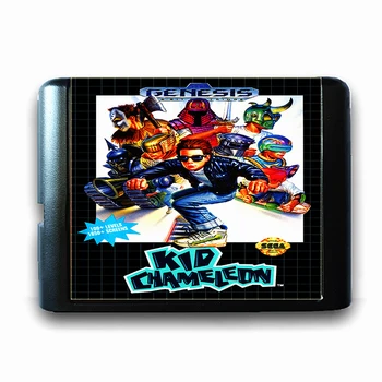 

Kid Chameleon for 16 bit Sega MD Game Card for Mega Drive for Genesis US PAL Version Video Game Console
