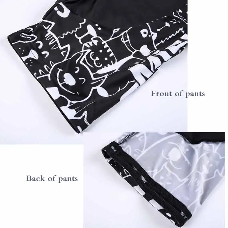 maillot ciclismo hombre Cycling Jersey sets White Cartoon Cat Bicycle Short Sleeve Cycling Clothing Bike maillot Jersey